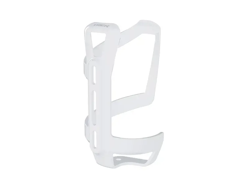 Trek Side Load Left Recycled Plastic Bottle Cage In Gloss White-1