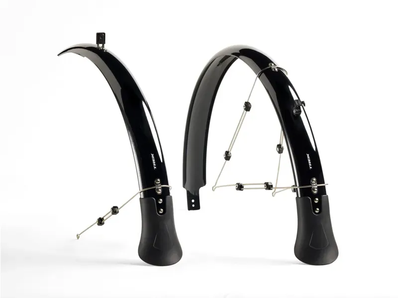 Trek NCS 700x28-35c Front + Rear Mudguard Set in Black