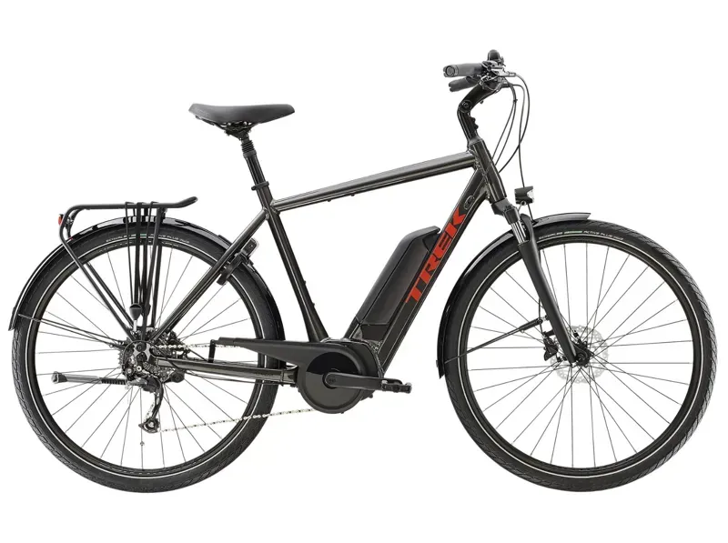 Trek Verve+ 2 300wh Electric Hybrid Bike in Dnister Black