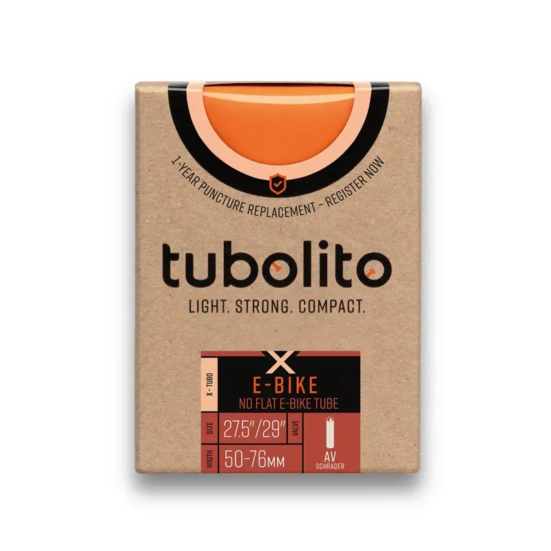 Tubolito X-Tubo 27.5/29x1.8-3.0-inch 42mm Presta Valve Tube in Black