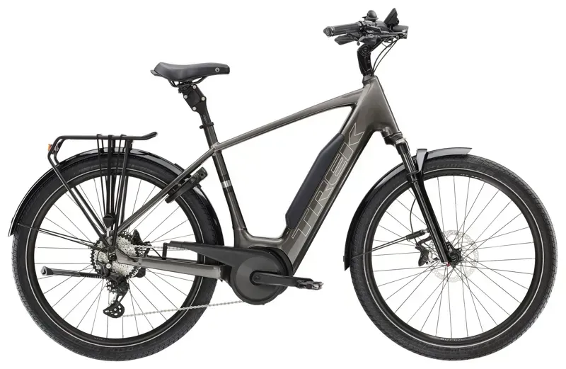 Trek Verve+ 5 800Wh Electric Hybrid Bike in Mercury