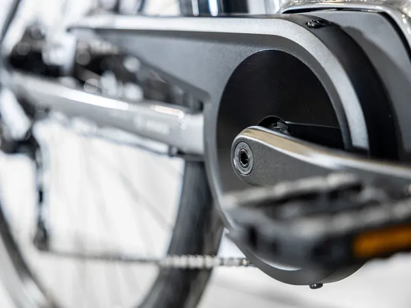 Trek Verve+ 1 Lowstep 500wh Electric Hybrid Bike in Galactic Grey-5