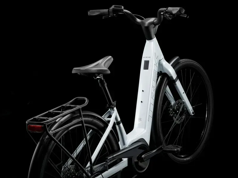 Trek Verve+ 2 Lowstep Electric Hybrid Bike in Plasma Grey Pearl-2