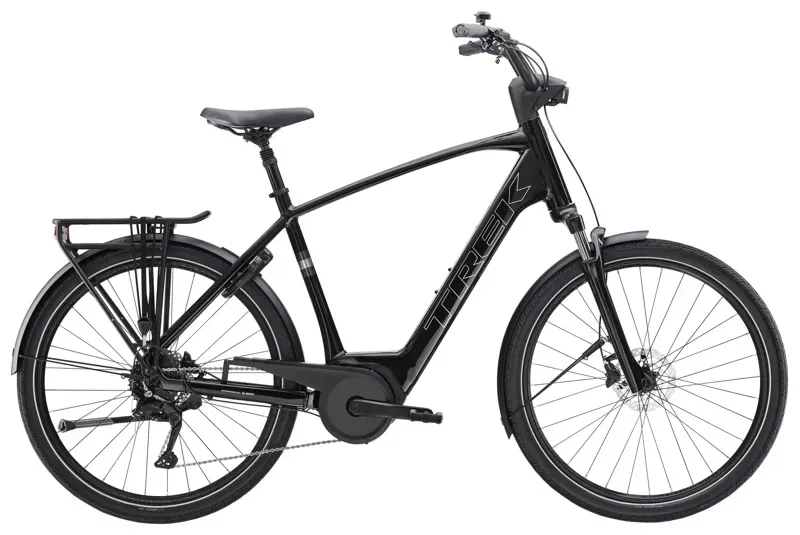 Trek Verve+ 2 Electric Hybrid Bike in Trek Black