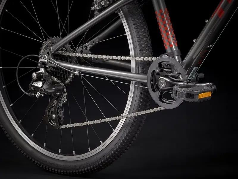 Trek Wahoo 24 Hybrid Kids Bike in Grey-6