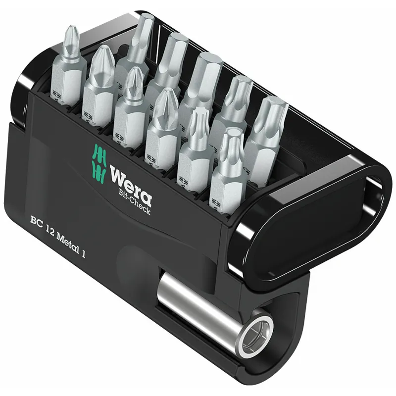 Wera Tools Bit-Check 12 Metal 1 Bit Set in Black