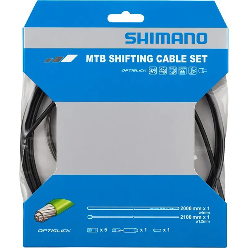 Shimano Spares Optislick MTB Rear Gear Cable Set in Black